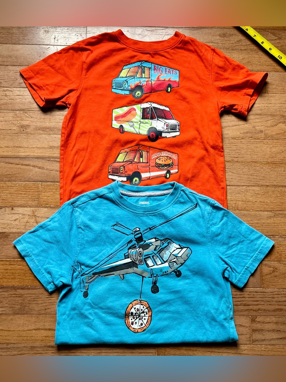 2pc Kid’s Fun Food Tees sz7